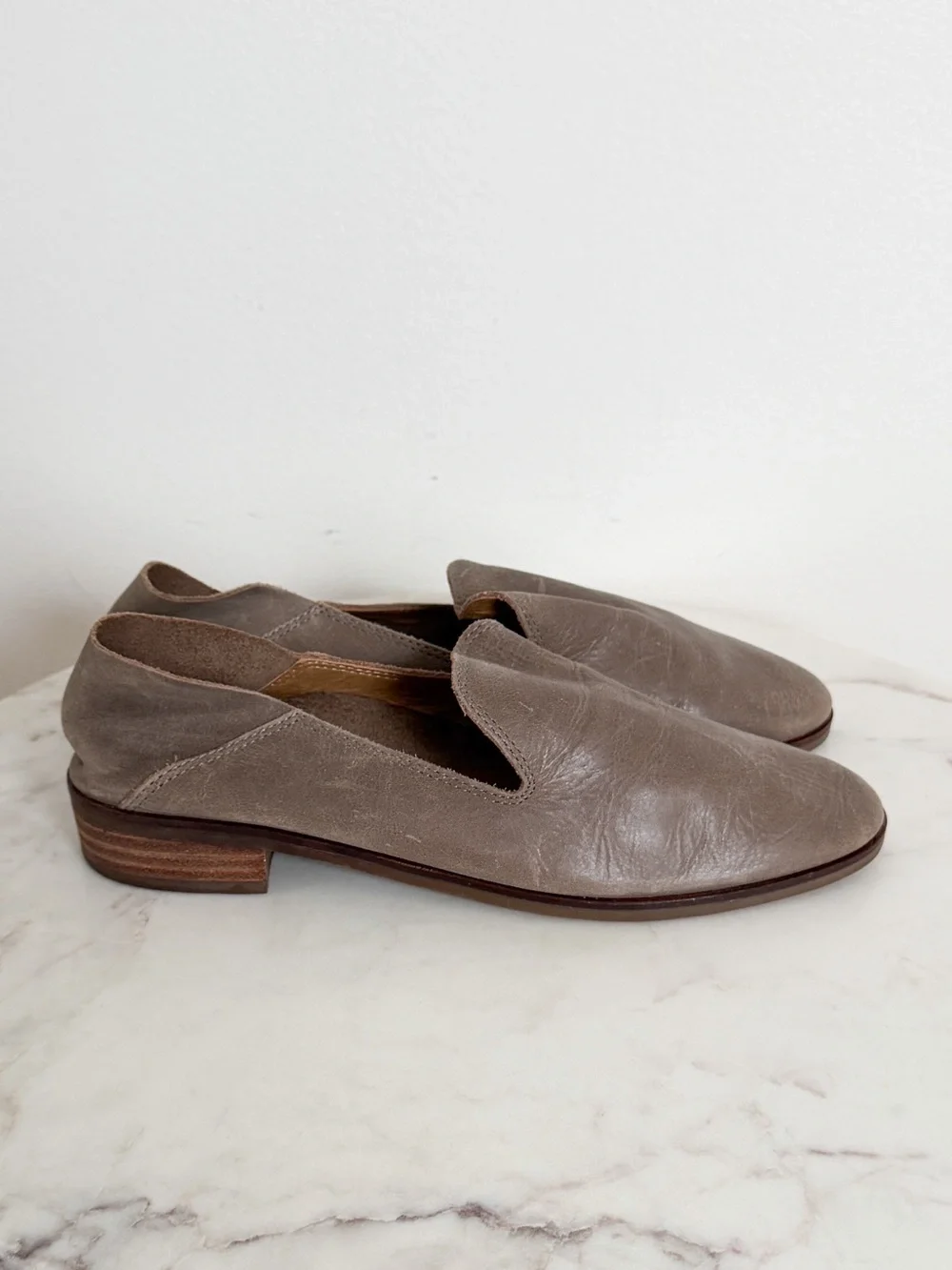 Lucky Brand Cahill Soft Structure Leather Slip On Loafer Flats Size 8 - Picture 9 of 11